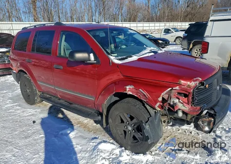 2006 Dodge Durango Slt z USA, uszkodzony, nr VIN 1D4HB48256F142945
